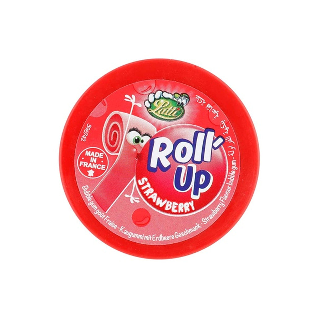Roll-Up Strawberry רולאפ מסטיק גלגל בטעם תות