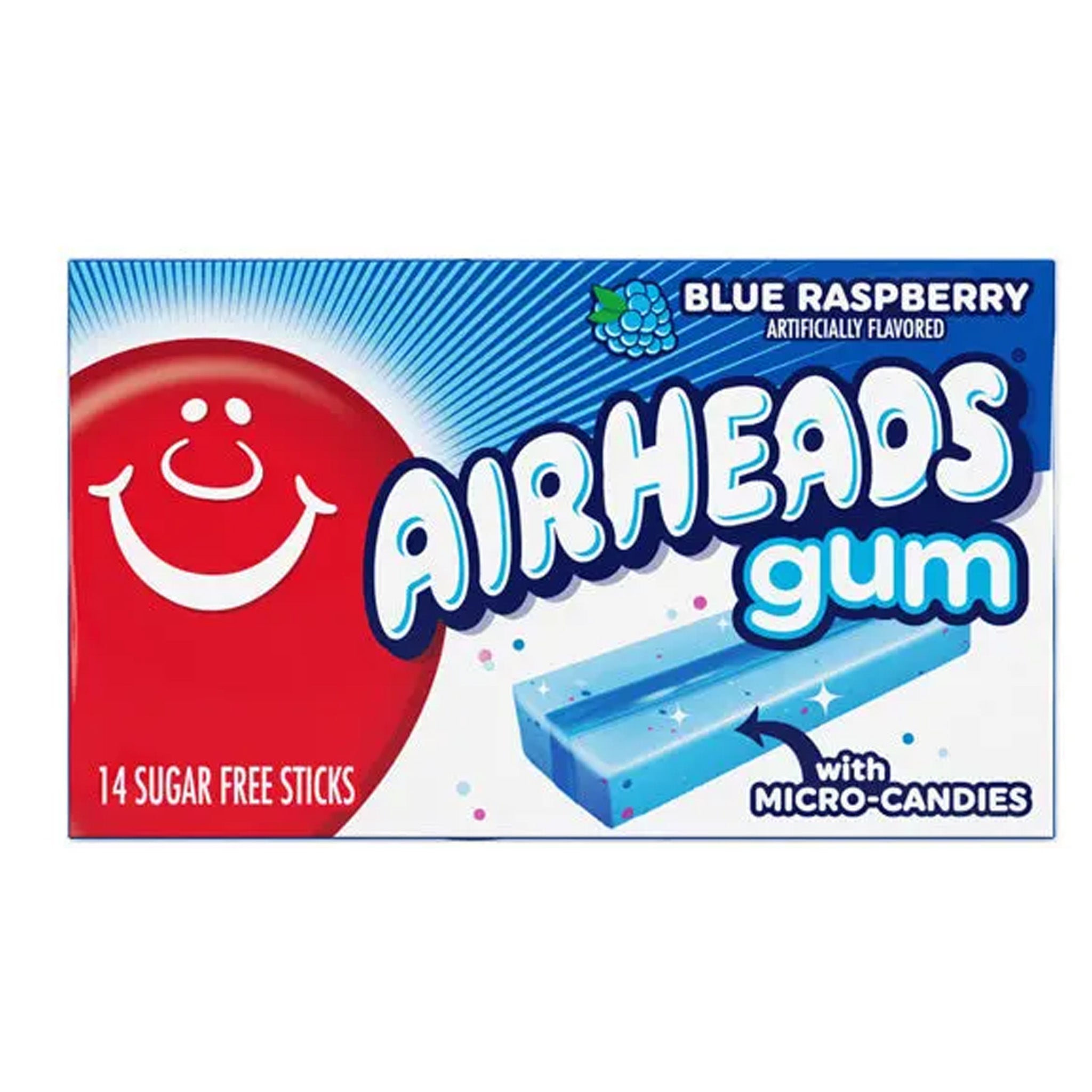 Airhead Bubble Gum Raspberry  אייר האדס מסטיק רספברי