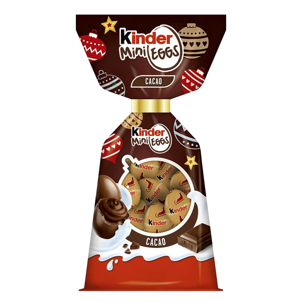 Kinder Mini Eggs Christmas Cacao מיני ביצי קינדר קריסמס בטעם שוקולד