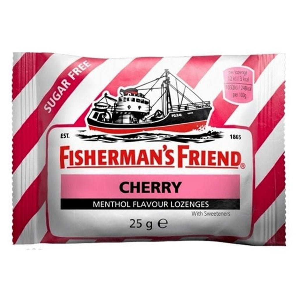 FisherMan's Friends Cherry פישרמן סוכריות מנטה דובדבן