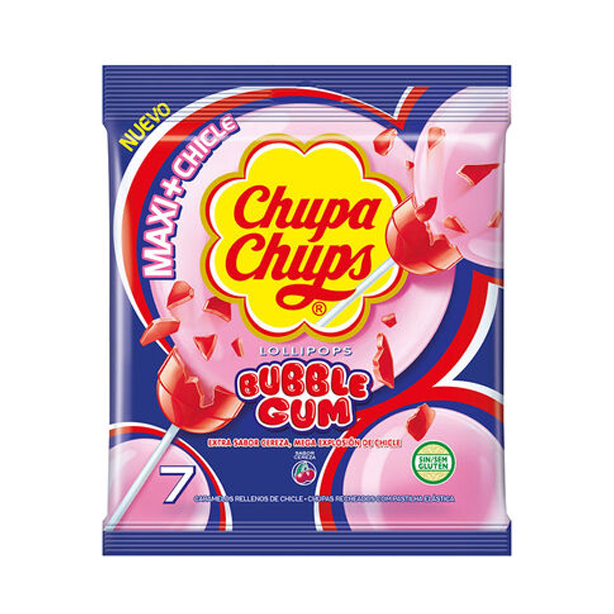 Chupa chups bubble gum צ'ופה מסטיק סוכריה על מקל