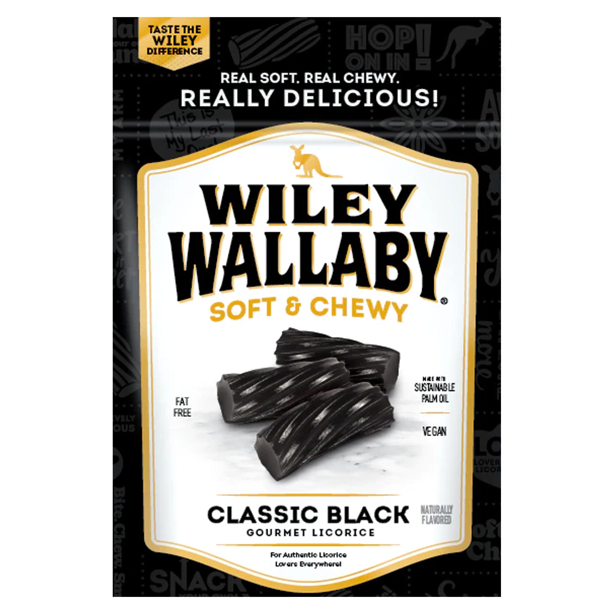Willy Wallaby Soft and Chew Classic Black ליקריץ שחור