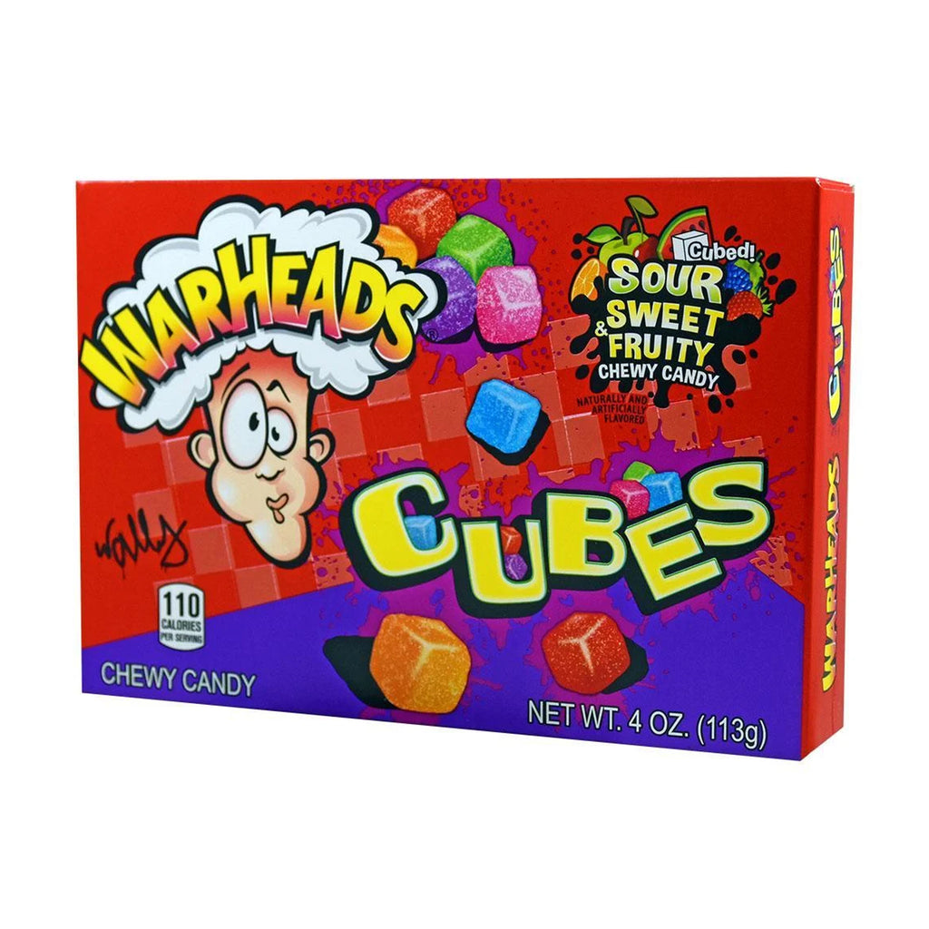 Warheads Cubes Sour & Sweet Fruity וורהאדס סוכריה רכה בטעמי פירות