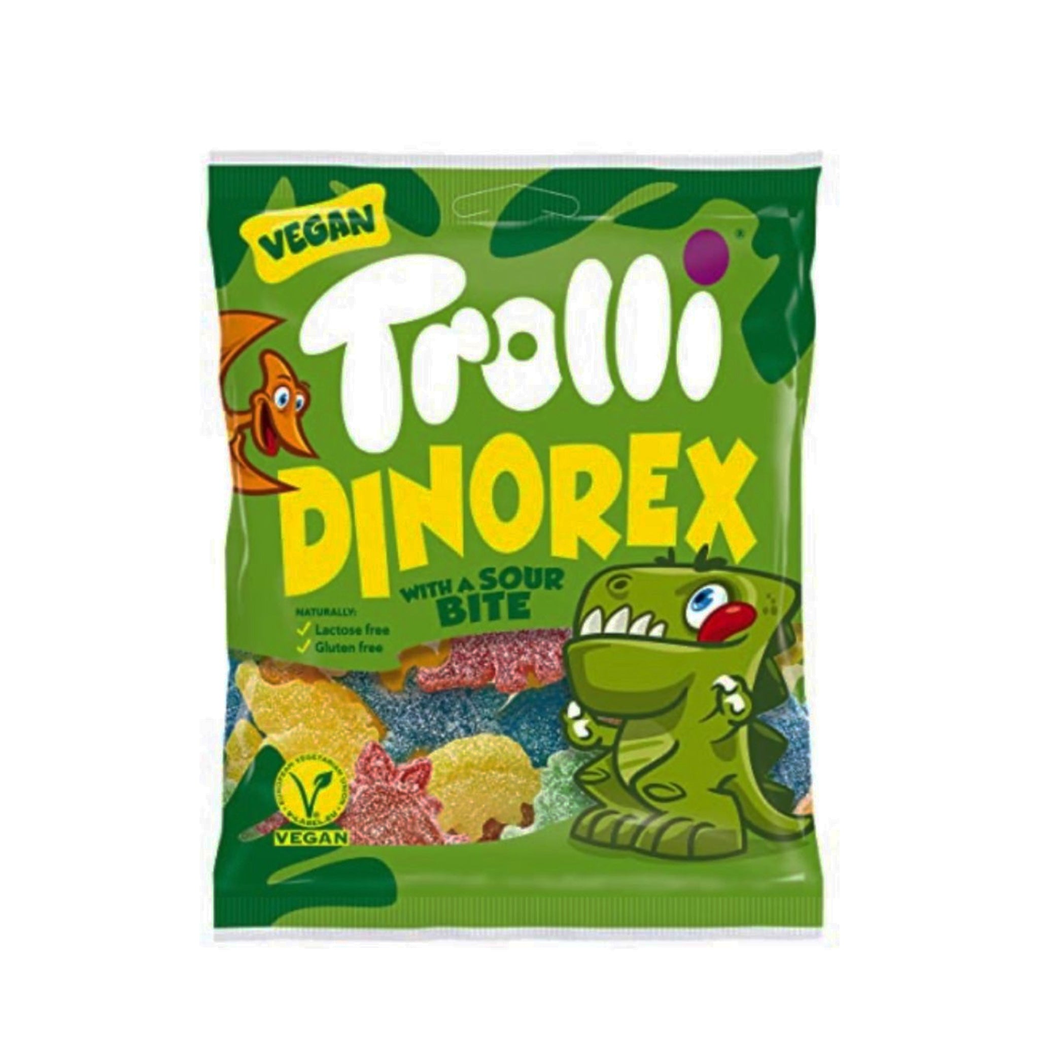 Trolli Dinorex Vegan 100g סוכריות גומי טרולי טבעוני