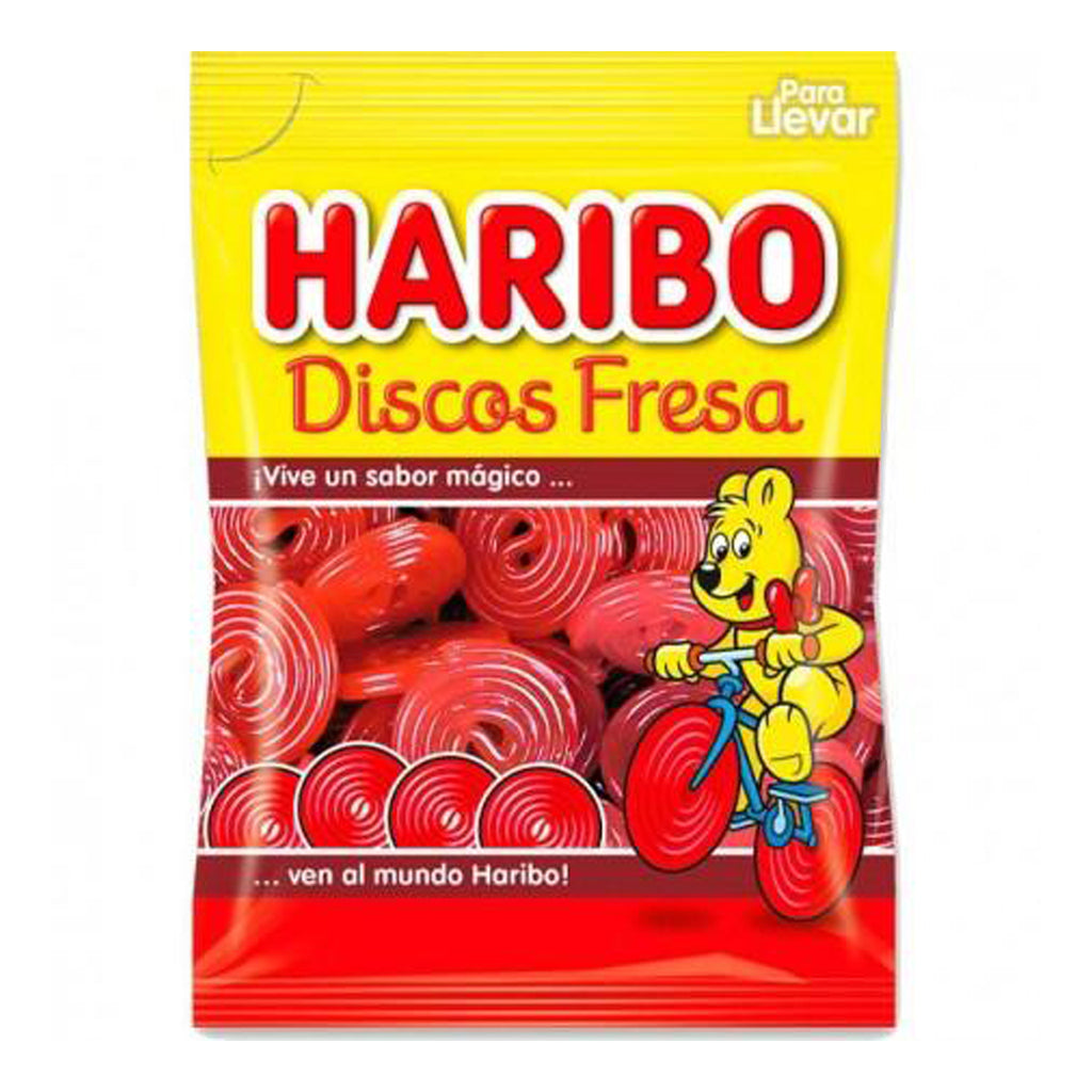 Haribo Red  Discus 100g הריבו גלגלים ליקריץ אדום