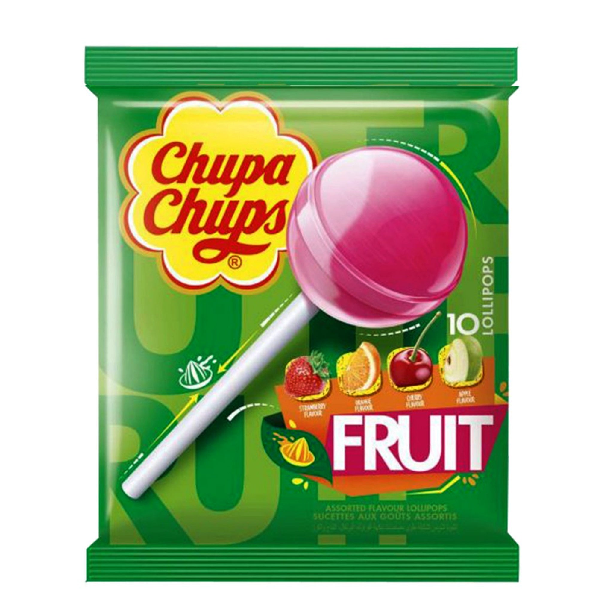 Chupa Chops Fruit צ'ופה צ'ופס סוכריות על מקל בטעמי פירות