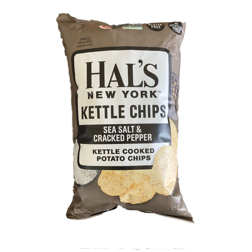 Hal's Kettle Chips Salt & Pepper צ'יפס מלח פלפל טעימים