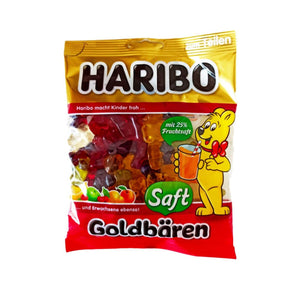 Haribo saft goldbear - הריבו דובונים עם מיץ פירות - טעימים