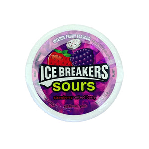 Ice Breakers Sours אייס ברייקרס תות אוכמניות