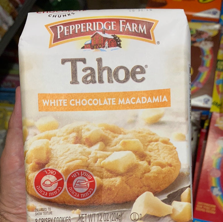 Tahoe white chocolate macadamia עוגיות שוקולד לבן ואגוזי מקדמיה