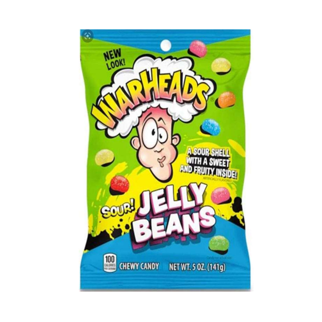 Warheads Jelly Beans - סוכריות ג'לי חמוצות וורהאדס