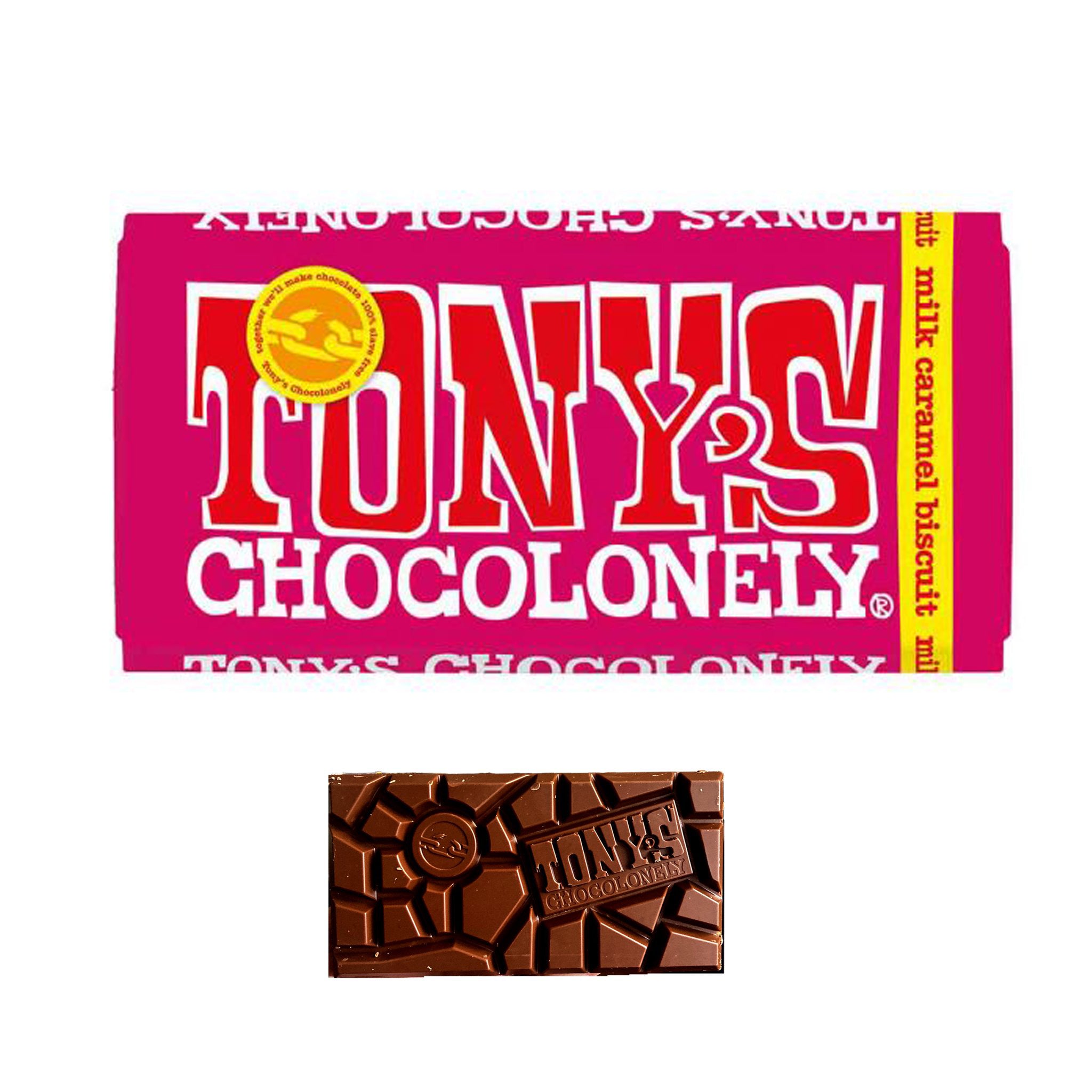 Tony's Biscuit Caramel שוקולד חלב טוני'ס ביסקוויט קרמל