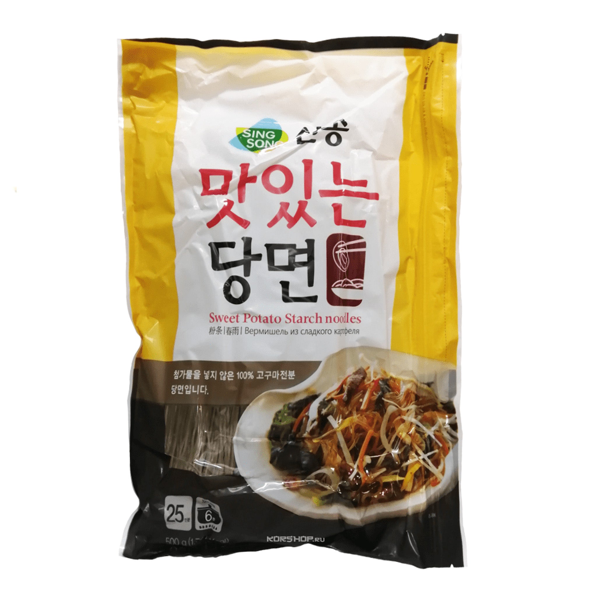 Sweet Potato Strach Noodles אטריות בטטה קוריאניות