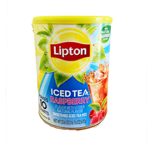 Lipton tea raspberry ליפטון אבקה להכנת תה רספברי טעימים