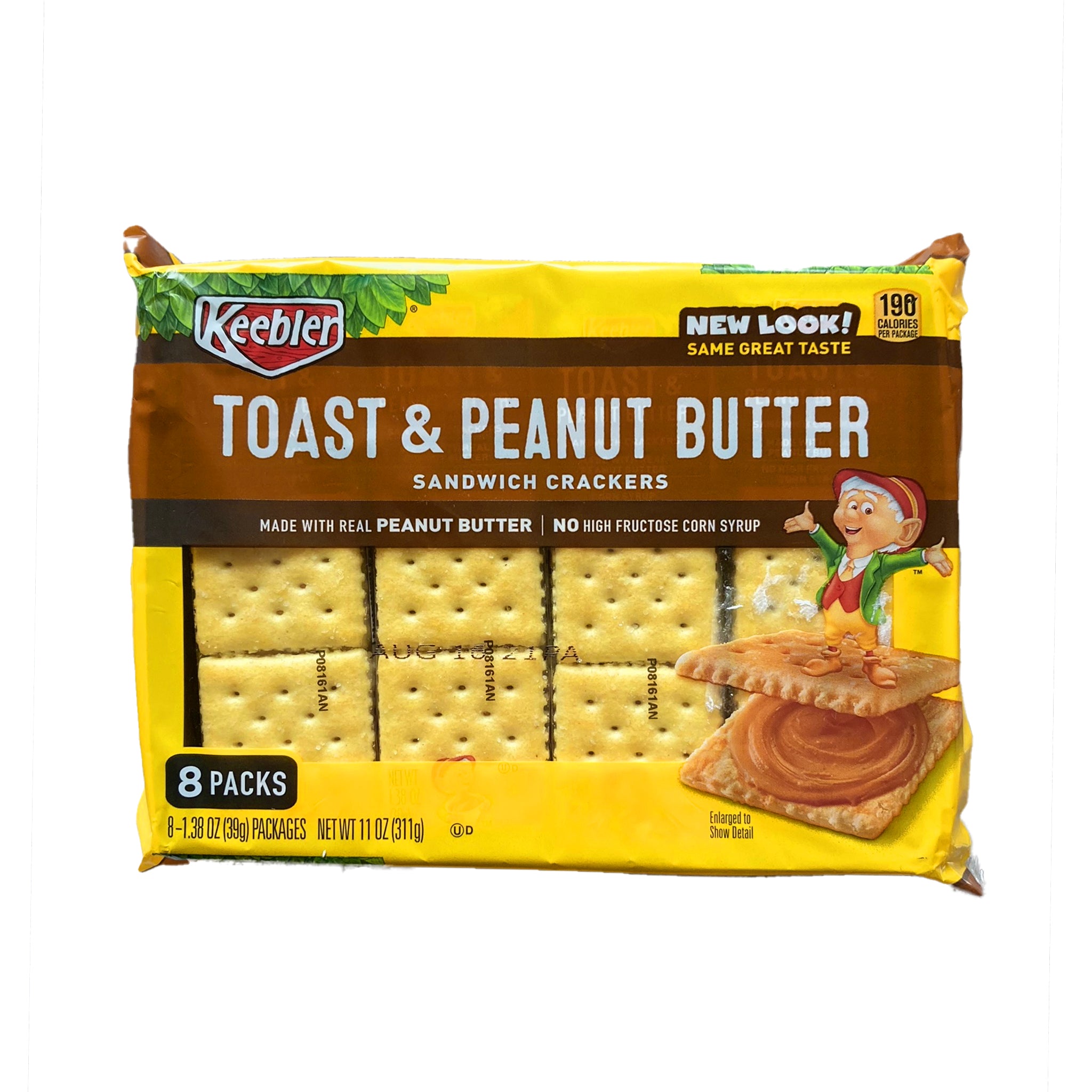 Keebler Toast and Peanut Butter - קרקר טוסט וחמאת בוטנים טעימים