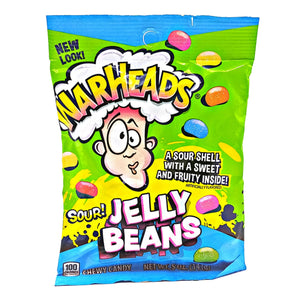 Warheads Jelly Beans וורהאדס ג'לי בינס חמוצים