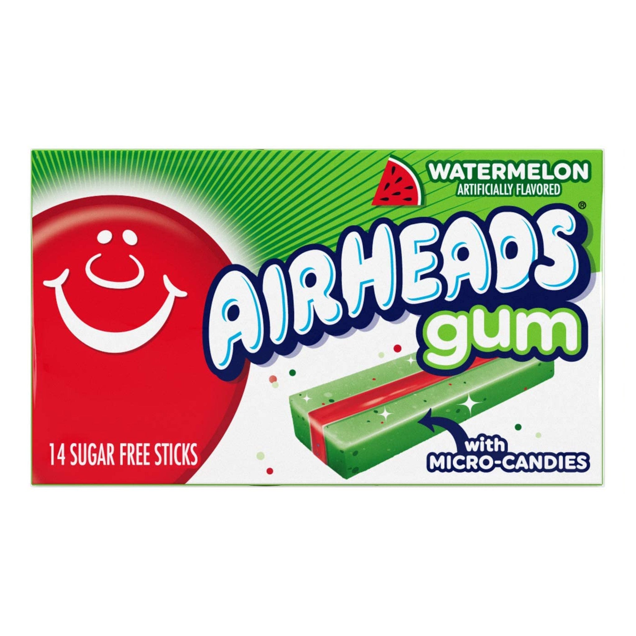 Airhead Bubble Gum Watermelon אייר האדס מסטיק אבטיח