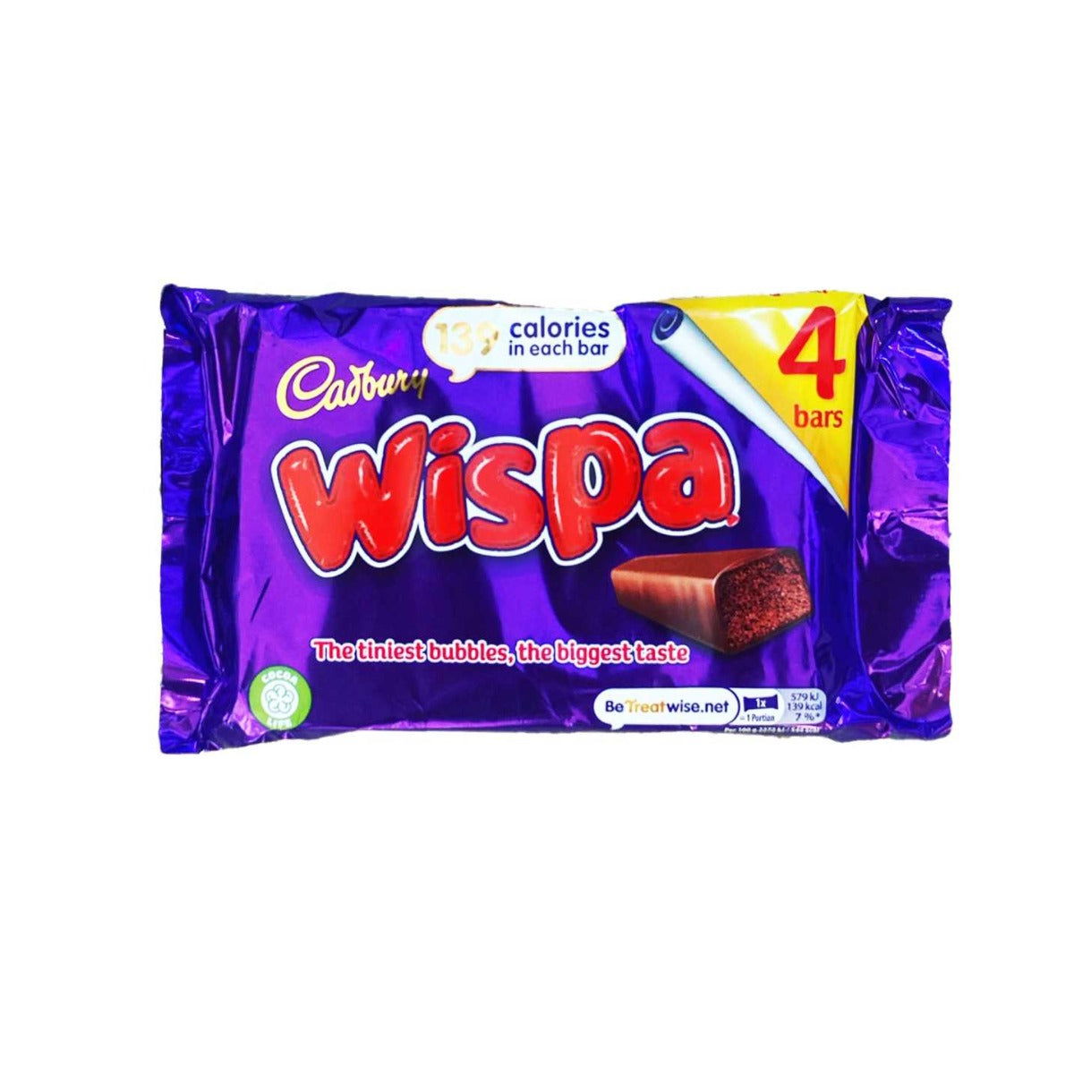 Cadbury Wispa מקופלת של קדבורי רביעיה - טעימים